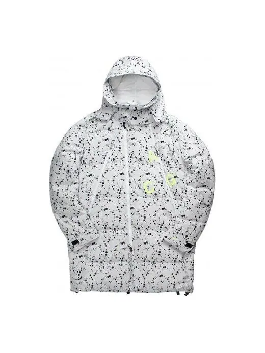 Пуховик Men's Nike Lab Acg Down-fill Hooded Down Jacket 'White Black' — изображение 1 из 4, белый/черный