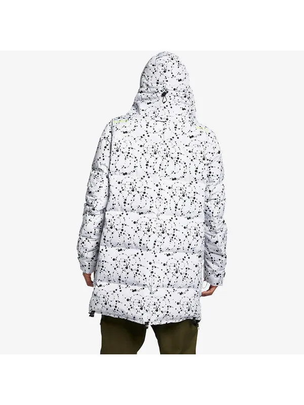 Пуховик Men's Nike Lab Acg Down-fill Hooded Down Jacket 'White Black' — изображение 4 из 4, белый/черный