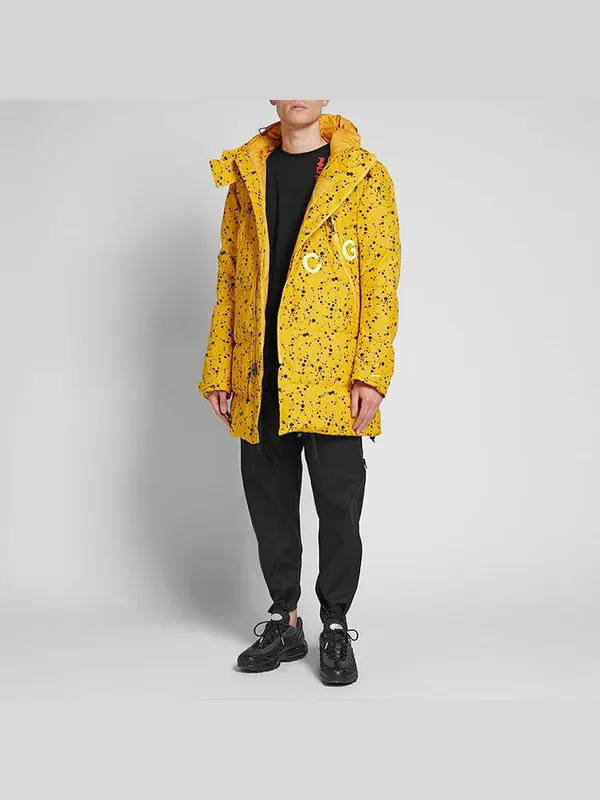 Пуховик lab acg down fill parka охра Nike — изображение 2 из 4, желтый