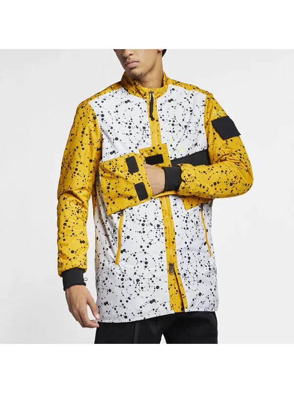 Куртка NikeLab ACG NRG Insulated Men's Jacket Yellow/White — изображение 4 из 4, бежевый