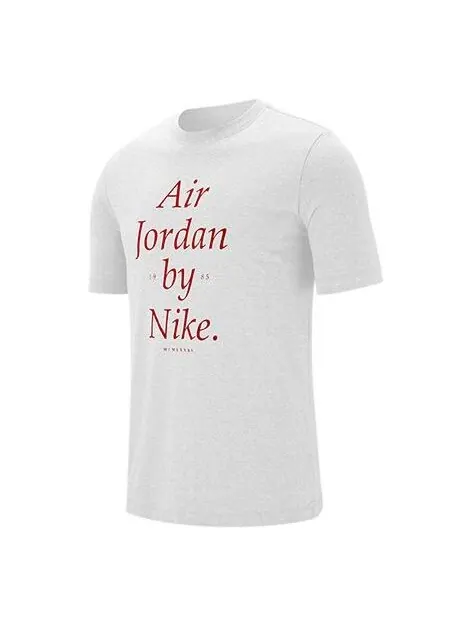 Футболка Air Jordan Casual Sports Training Short Sleeve White — изображение 1 из 2, белый