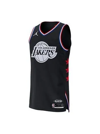 Майка Air Jordan NBA Los Angeles Lakers ( AU ) 2019 All-Star LeBron James No. 23 Jersey Black — изображение 1 из 2, черный