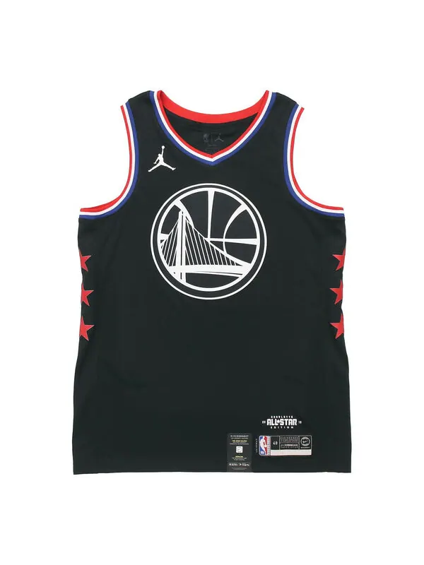 Футболка Golden State Warriors Swingman Jersey Стивен Карри All Star Edition Air Jordan — изображение 1 из 2, черный