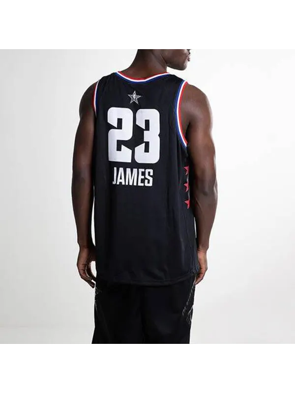 Майка Nike NBA 2019 All-Star Lakers Lebron James Jersey Black — изображение 4 из 4, черный
