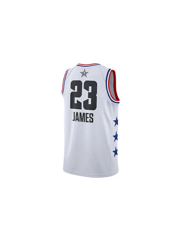 Майка Nike NBA 2019 All-Star Lakers Lebron James Jersey White — изображение 2 из 4, белый