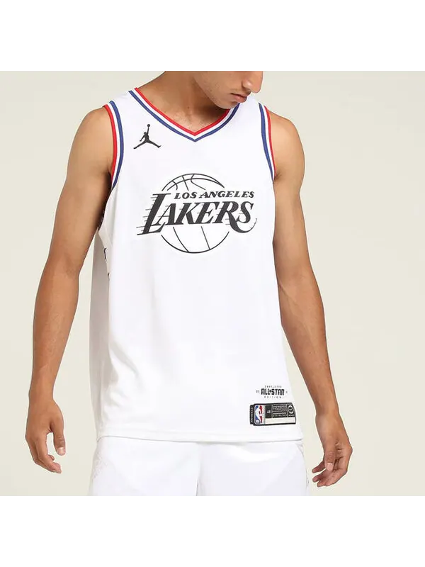 Майка Nike NBA 2019 All-Star Lakers Lebron James Jersey White — изображение 3 из 4, белый