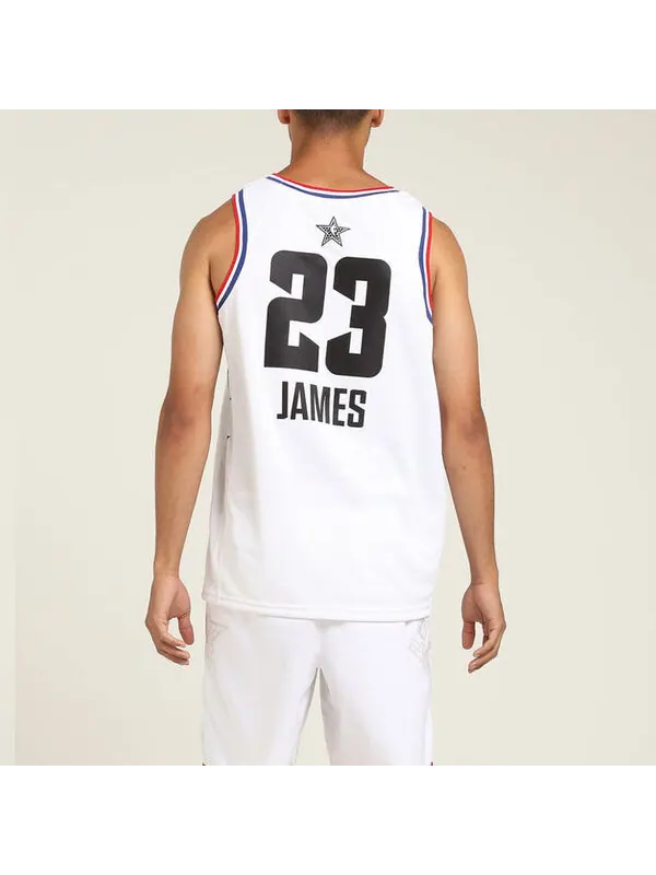 Майка Nike NBA 2019 All-Star Lakers Lebron James Jersey White — изображение 4 из 4, белый