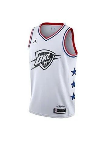 Футболка nba 2019 all star thunder russell westbrook джерси Nike — изображение 1 из 2, белый