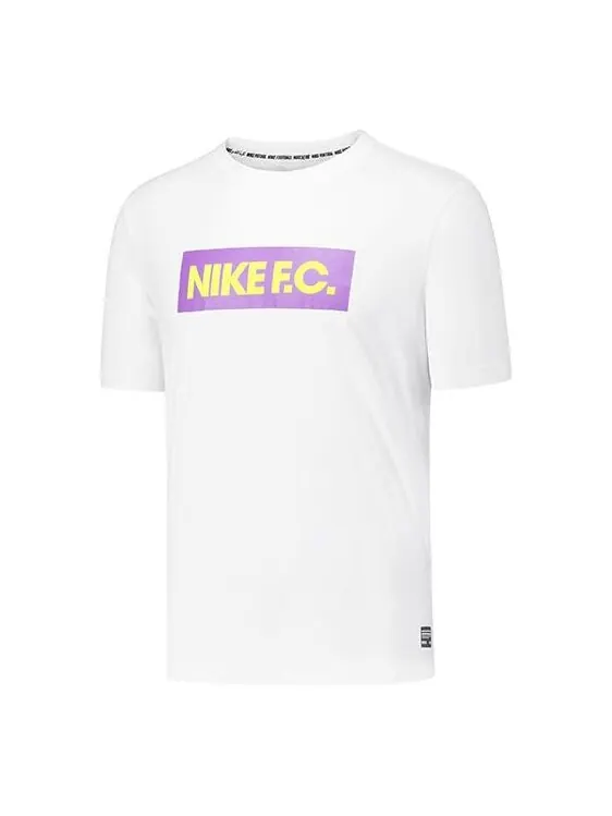 Футболка alphabet printing sports short sleeve white Nike — изображение 1 из 4, белый