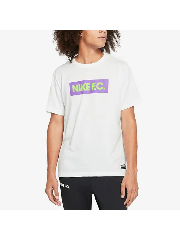 Футболка alphabet printing sports short sleeve white Nike — изображение 4 из 4, белый