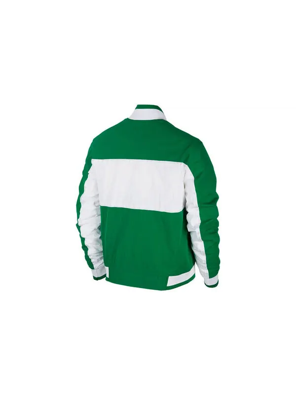 Куртка Nike NBA Boston Celtics Basketball Colorblock Sports Cardigan Jacket Green — изображение 2 из 2, зеленый