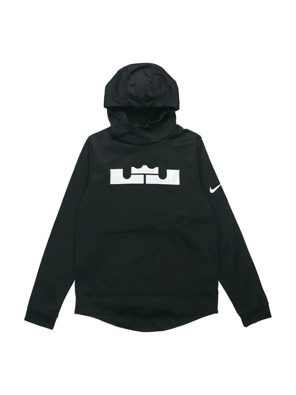 Толстовка Nike LeBron James Basketball Fleece Lined hooded Pullover Sports Black — изображение 1 из 4, черный