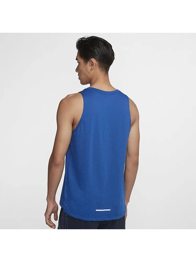 Жилет Nike Knit Breathable Sleeveless Vest 'Blue' — изображение 2 из 4, синий