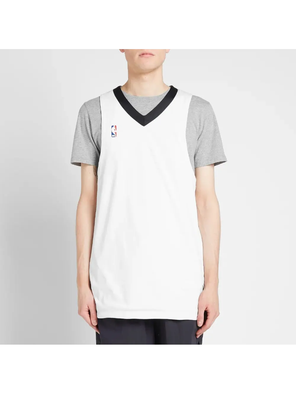 Джерси Nike x Fear of God Reversible Jersey 'Summit White/Dark Heather Grey' — изображение 2 из 9, серый