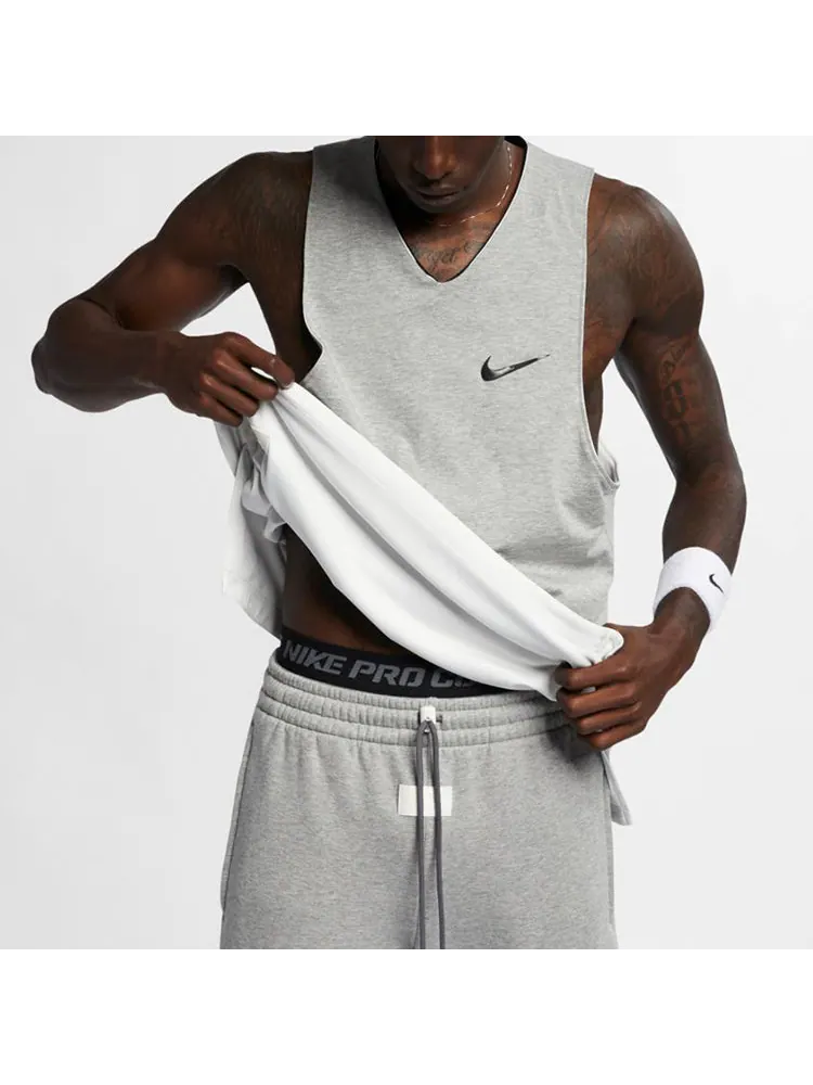 Джерси Nike x Fear of God Reversible Jersey 'Summit White/Dark Heather Grey' — изображение 6 из 9, серый