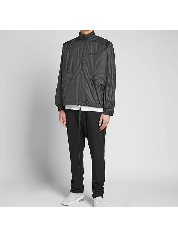 Куртка x fear of god half zipper jacket black Nike — изображение 4 из 4, черный