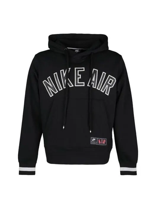 Толстовка Nike Air MENS Sportswear Casual Logo Print Fleeced Black — изображение 1 из 4, черный