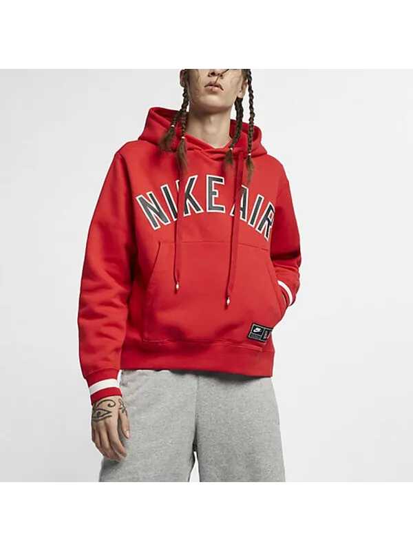Толстовка Nike AS Men's Sportswear Air PO FL University Red Hoodie — изображение 3 из 4, красный