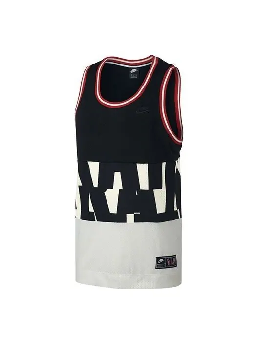 Спортивная футболка air mesh basketball sports top men black Nike — изображение 1 из 4, черный