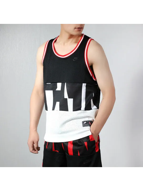 Спортивная футболка air mesh basketball sports top men black Nike — изображение 4 из 4, черный