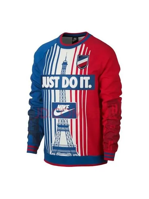 Толстовка men's city version multicolor splicing red blue 'team royal university red summit white' Nike — изображение 1 из 4