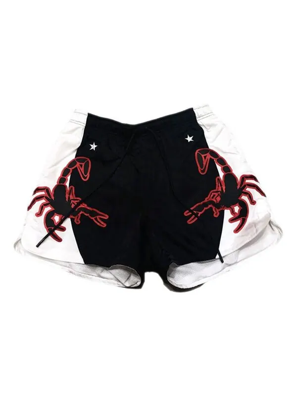 Шорты sportswear pattern breathable quick dry shorts black Nike — изображение 1 из 2, черный/белый
