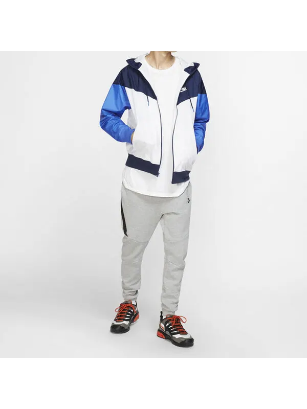 Куртка Nike Colorblock Sports windbreaker Breathable Jacket Sky Blue — изображение 2 из 4, синий