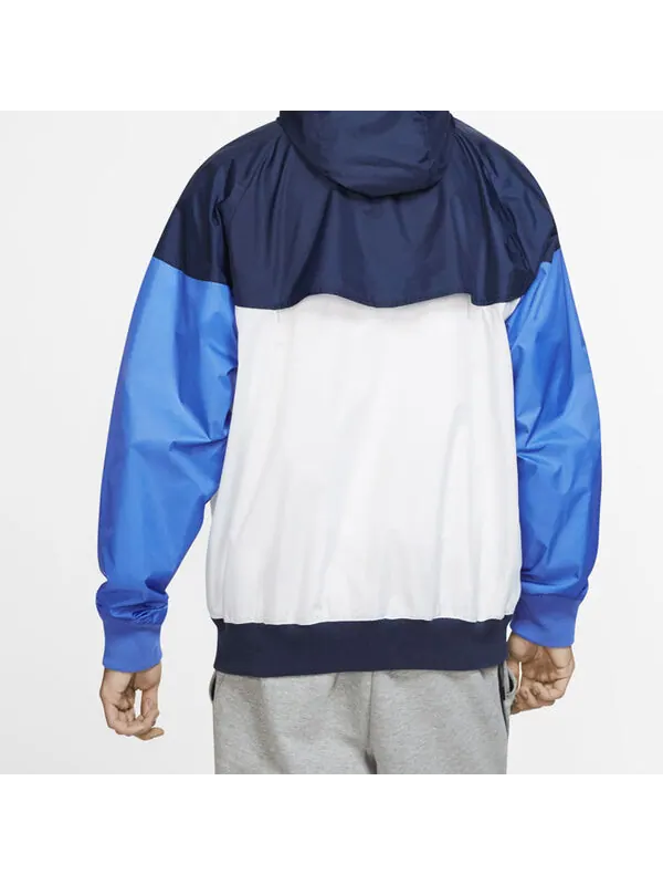Куртка Nike Colorblock Sports windbreaker Breathable Jacket Sky Blue — изображение 3 из 4, синий