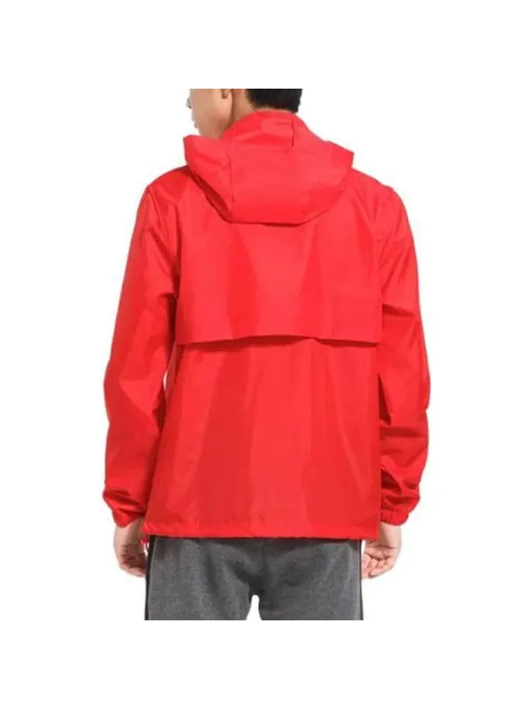 Куртка Nike Logo Windbreaker Jacket 'Red' — изображение 3 из 4, красный