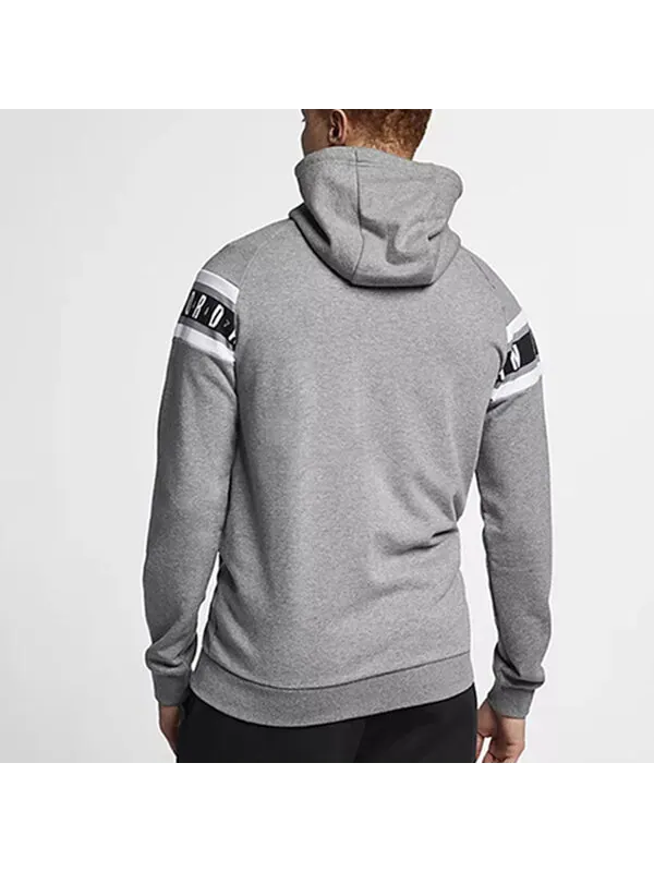 Куртка Air Jordan Jumpman hooded Long Sleeves Jacket Gray — изображение 4 из 4, серый
