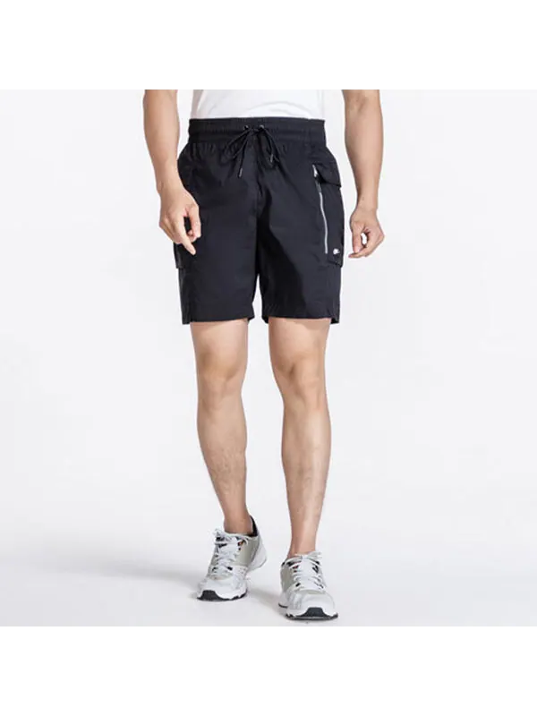 Шорты men's sports shorts elastic waist breathable fitness workout sportswear Nike — изображение 3 из 4, черный