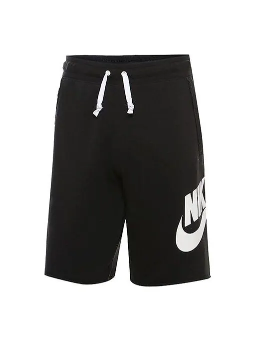 Шорты logo printing running sports short pant male black Nike — изображение 1 из 4, черный