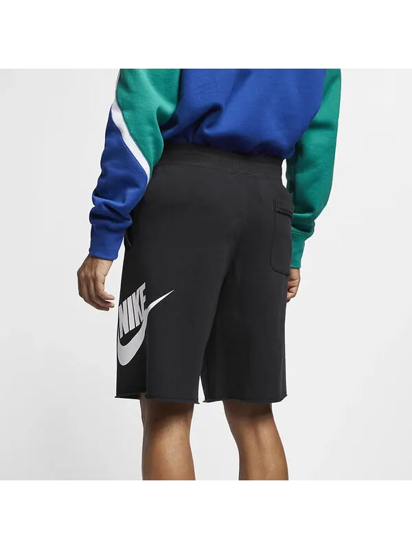 Шорты logo printing running sports short pant male black Nike — изображение 4 из 4, черный