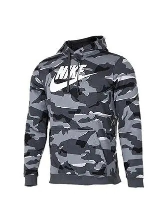 Толстовка men's fleece lined sports stay warm hooded casual gray Nike — изображение 1 из 1, серый