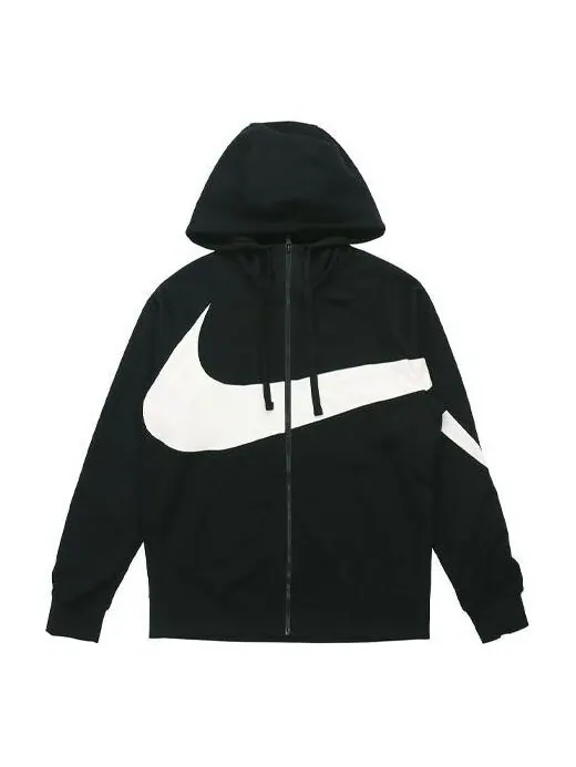 Толстовка men's coat hooded color block zipper closure sportswear Nike — изображение 1 из 4, черный