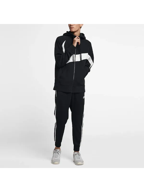 Толстовка men's coat hooded color block zipper closure sportswear Nike — изображение 3 из 4, черный
