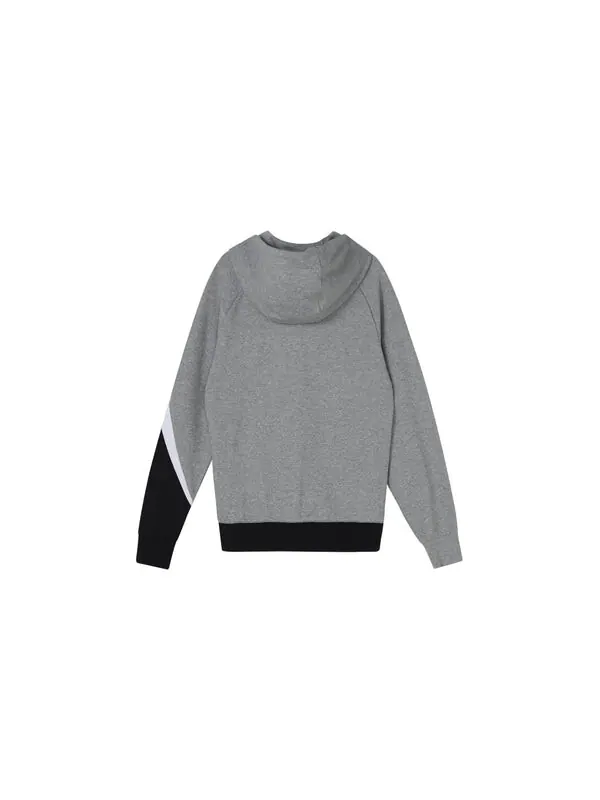 Толстовка Nike Sportswear Jacket Big Swoosh Training Graywhite — изображение 2 из 4, серо-белый