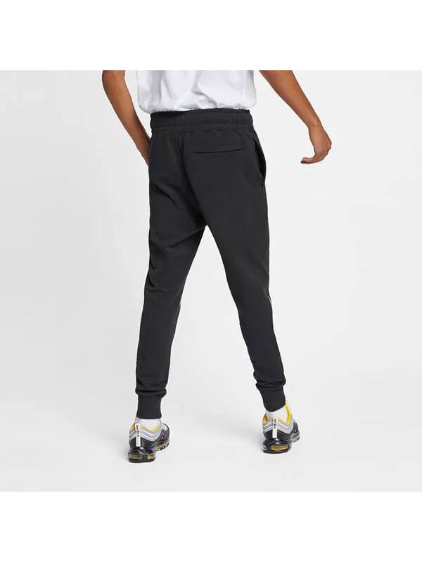 Брюки big swoosh black white large sports pants black Nike — изображение 3 из 3, черный