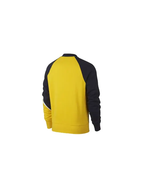 Толстовка black yellow large colorblock casual sports yellow Nike — изображение 2 из 4, желтый
