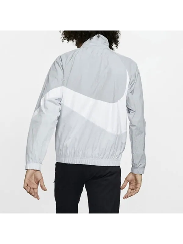 Куртка Nike Sportswear Big Swoosh Grey/White — изображение 4 из 4, серый/белый