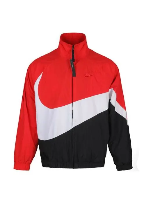 Куртка as men's sportswear hbr jkt jacket wvn stmt 'red white black' Nike — изображение 1 из 4, красный/белый/черный
