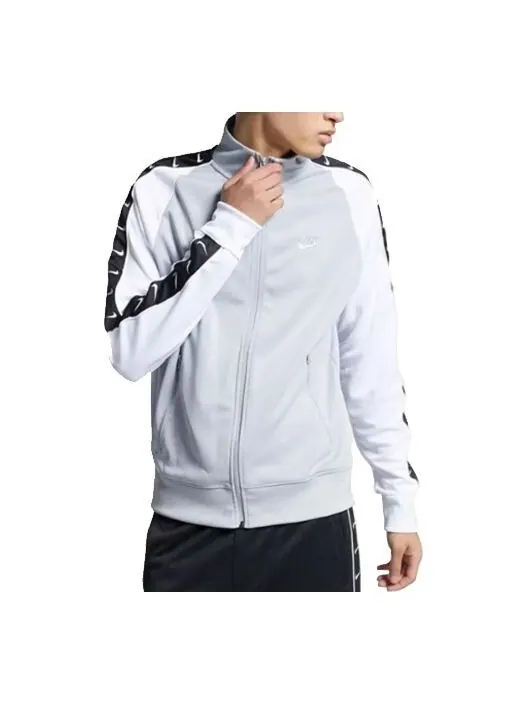 Куртка men's logo stand collar jacket white Nike — изображение 1 из 3, белый