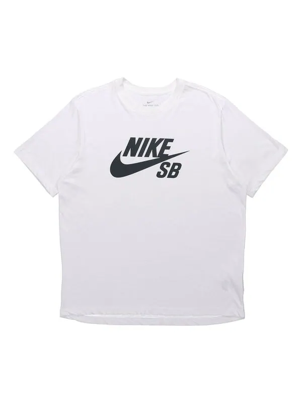 Футболка sb dri fit скейтборд с коротким рукавом Nike — изображение 1 из 2, белый