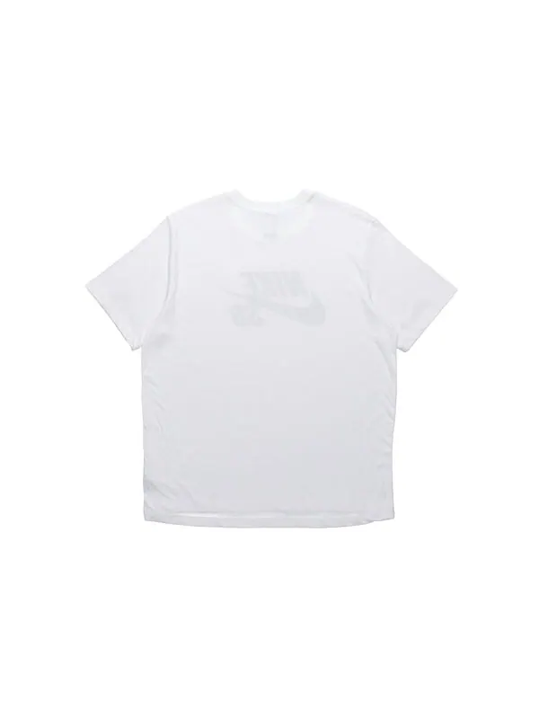 Футболка sb dri fit скейтборд с коротким рукавом Nike — изображение 2 из 2, белый