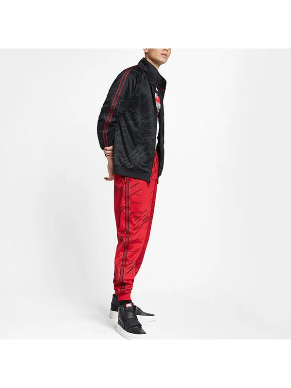 Куртка Air Jordan Jumpman Stand Collar Athleisure Casual Sports Knit Jacket Black — изображение 3 из 4, черный