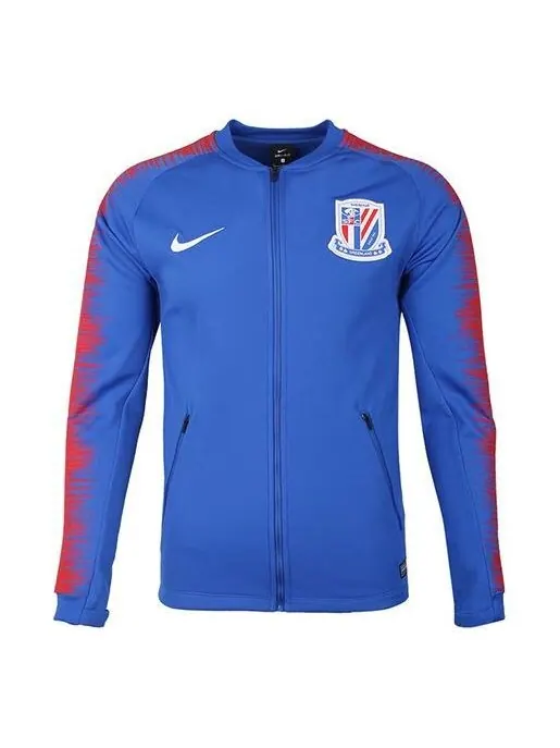 Куртка Nike Shanghai Shenhua Soccer/Football Training Jacket Blue Royal blue — изображение 1 из 4, синий
