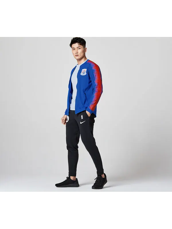 Куртка Nike Shanghai Shenhua Soccer/Football Training Jacket Blue Royal blue — изображение 4 из 4, синий