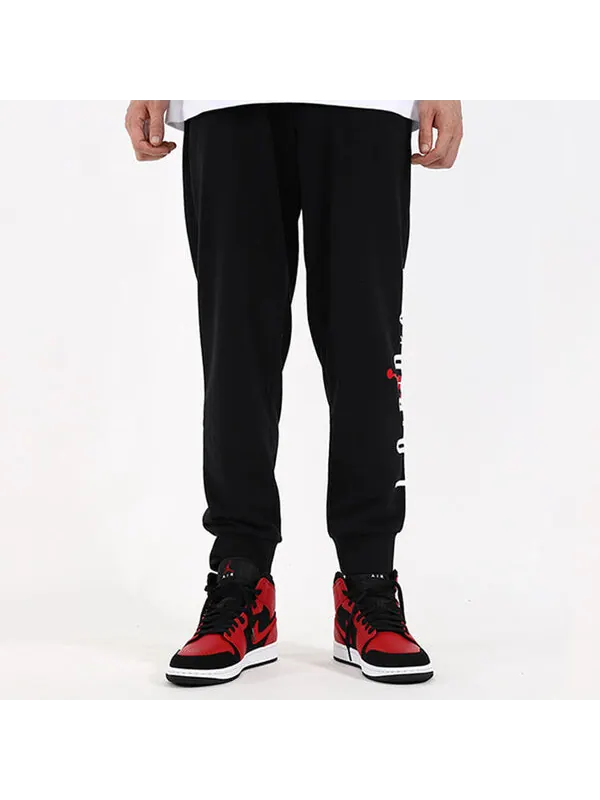 Спортивные штаны Air Jordan AS JUMPMAN AIR LWT GFX FLC PAN — изображение 3 из 4, черный