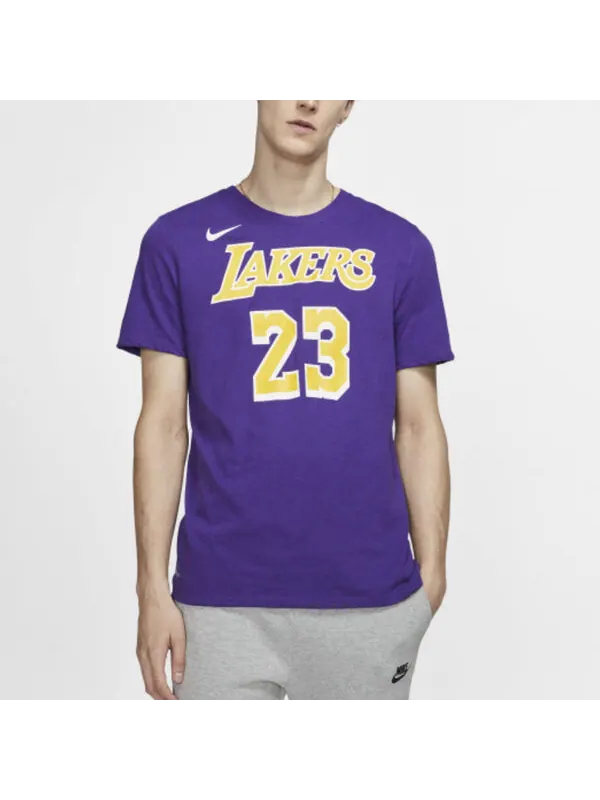 Футболка Nike NBA James LeBron James lakers limited Jersey Short Sleeve Purple — изображение 3 из 4, фиолетовый