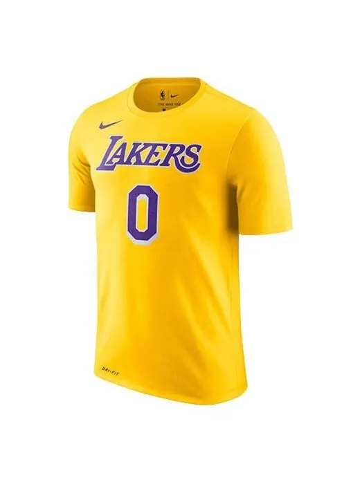 Футболка nba kuzma lakers team limited jersey короткий рукав Nike — изображение 1 из 2, желтый